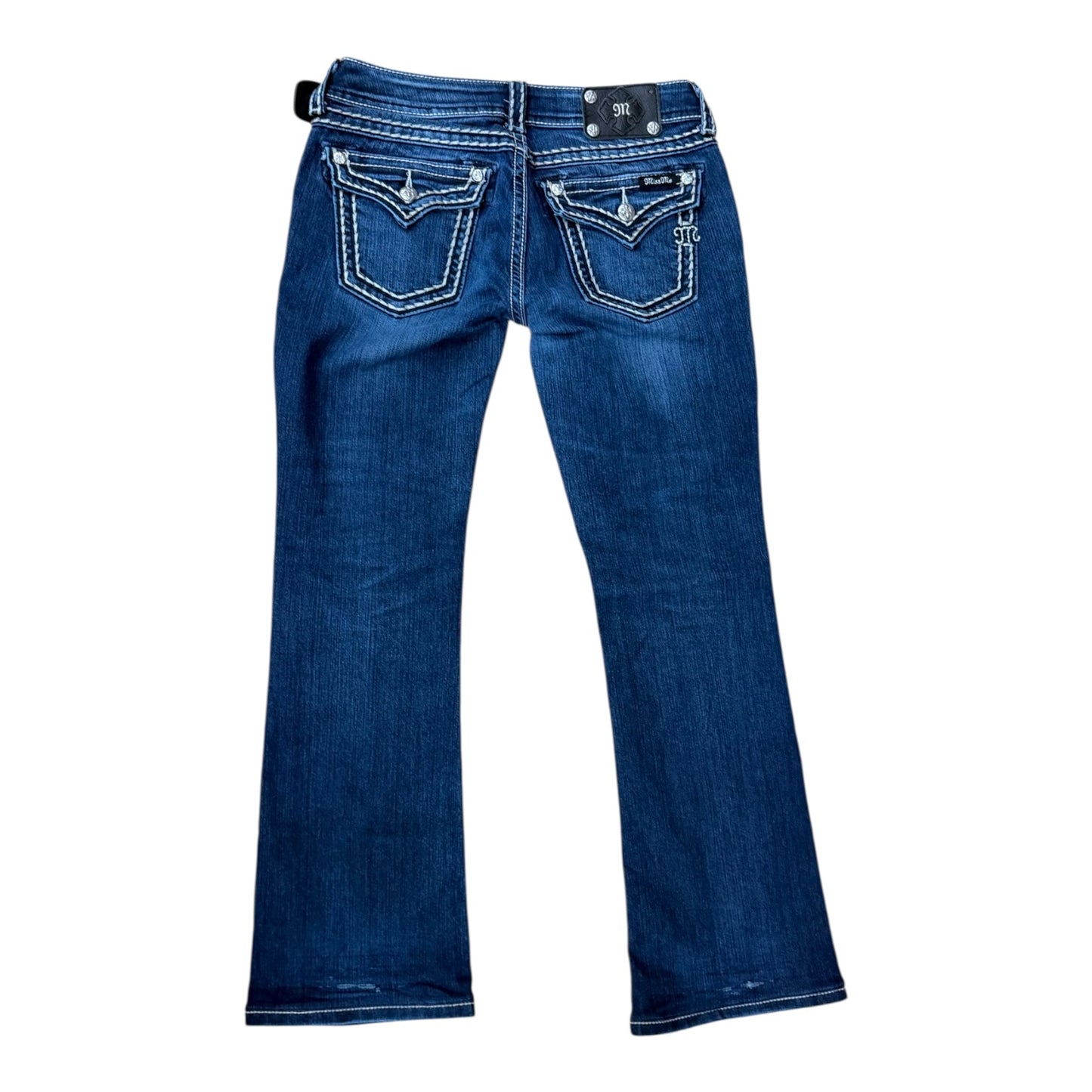 Jeans Boot Cut By Miss Me In Blue Denim, Size:6