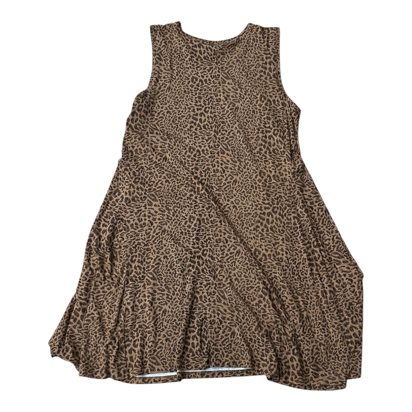Dress Casual Midi By Style And Company In Animal Print, Size:L