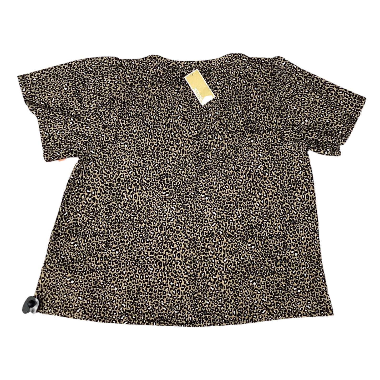 Blouse Ss By Michael By Michael Kors In Animal Print, Size:2X