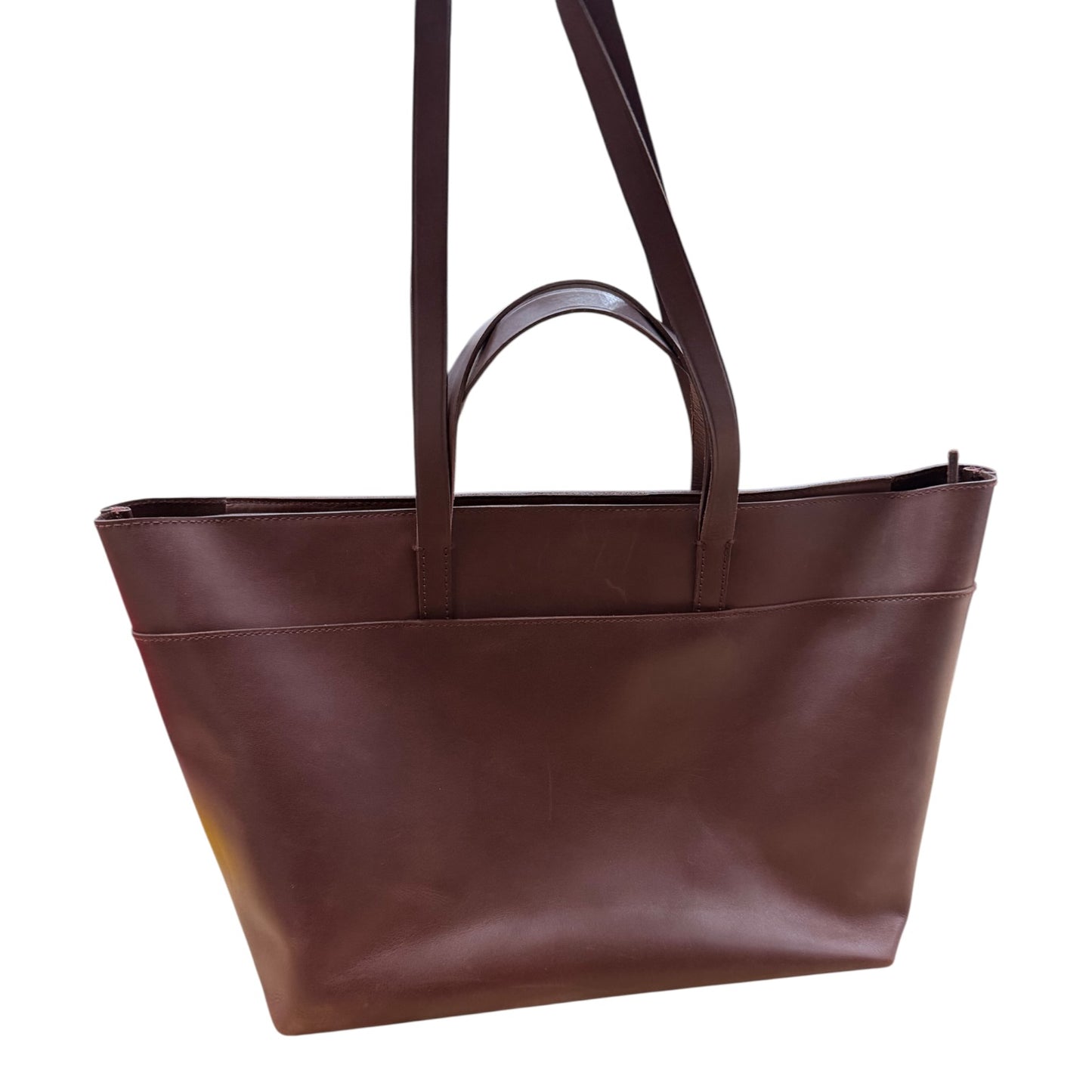 Tote Leather By Madewell In Brown, Size:Large