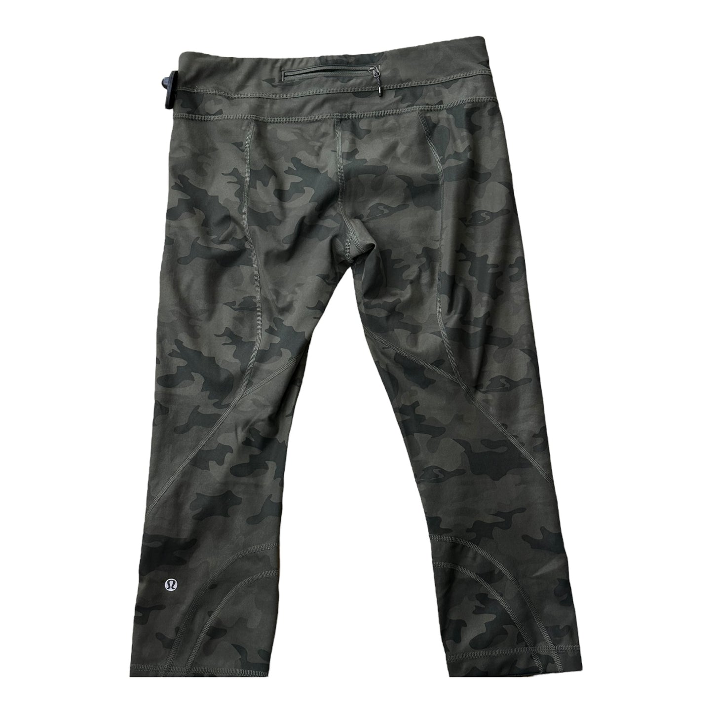 Athletic Leggings By Lululemon In Green, Size:8