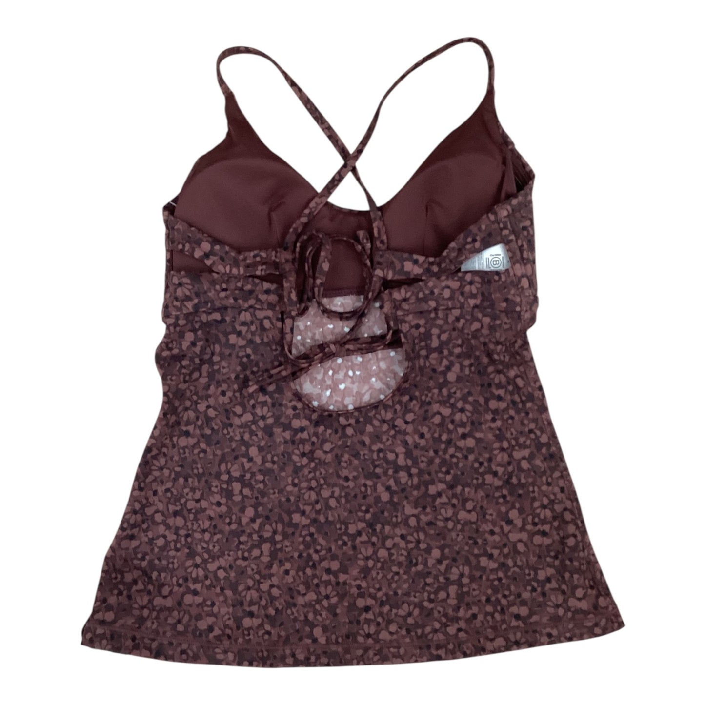 Athletic Tank Top By Athleta In Brown, Size:M