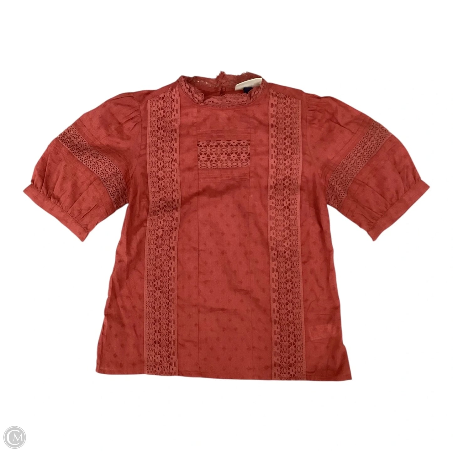 Top Short Sleeve By Universal Thread In Copper, Size: Xs