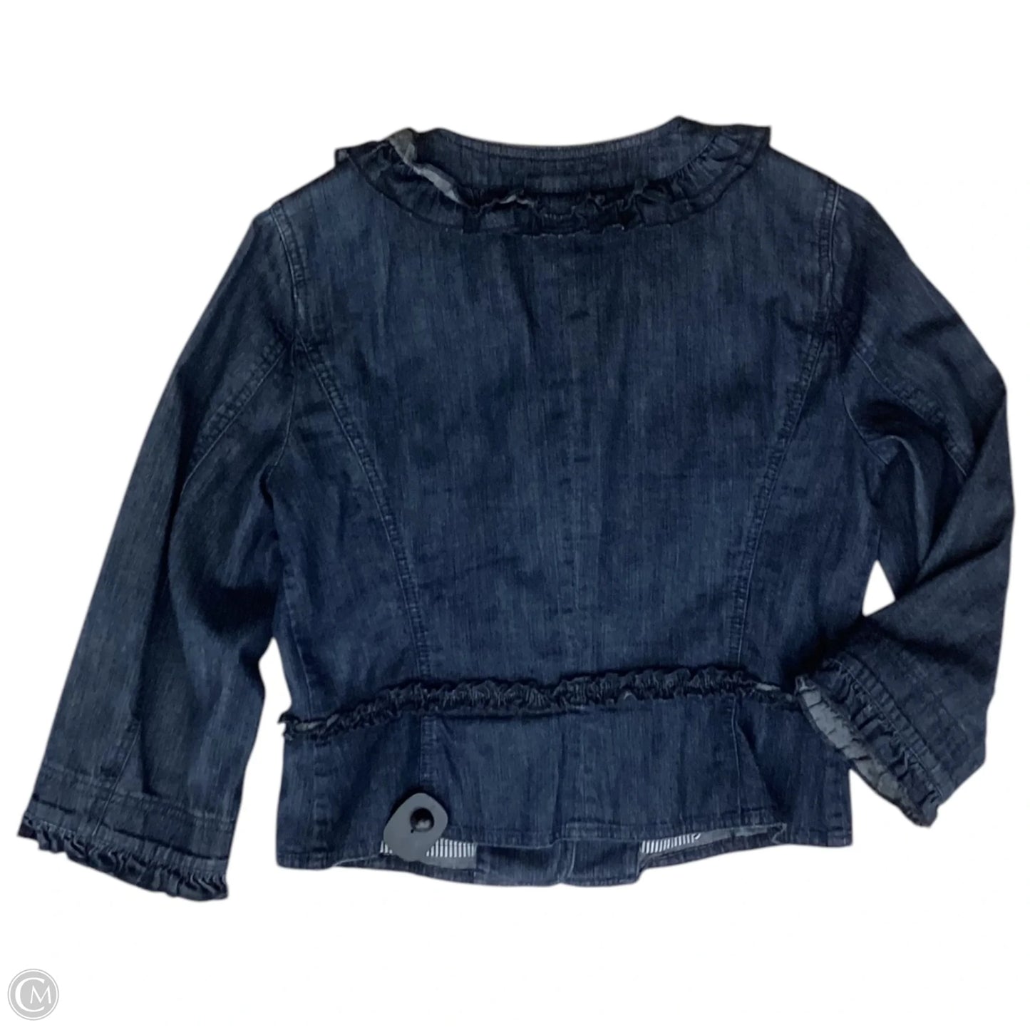 Jacket Denim By Loft In Blue Denim, Size: 8