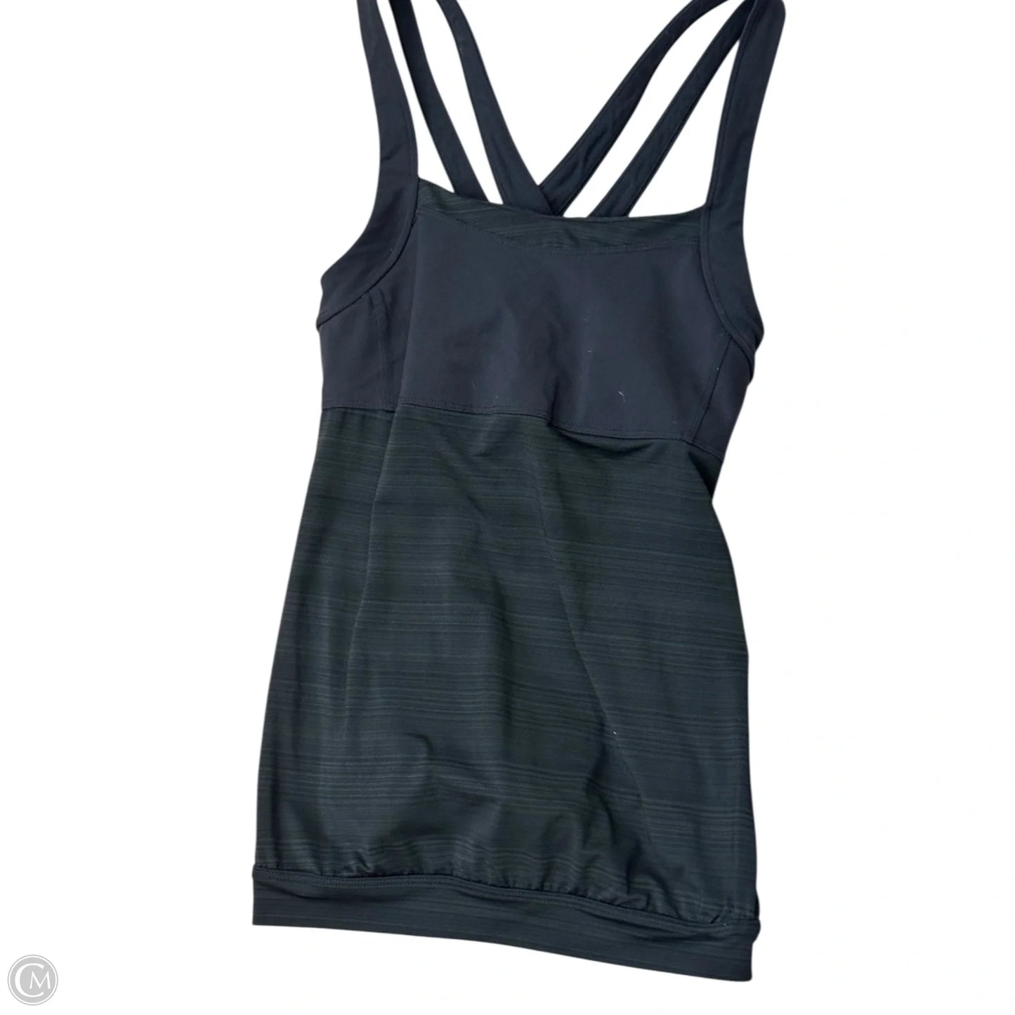 Athletic Tank Top By Athleta In Black & Grey, Size: M