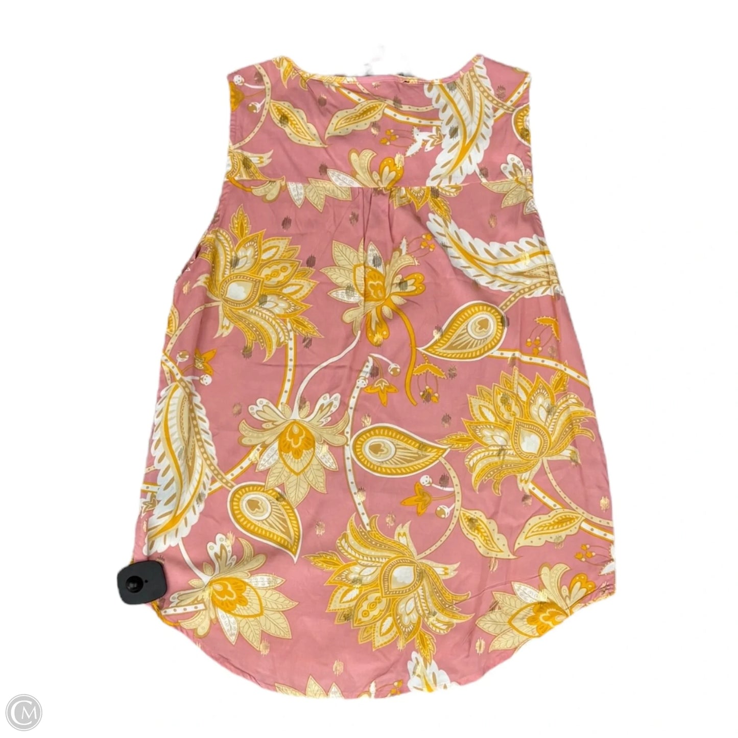 Top Sleeveless By Harve Bernard In Paisley Print, Size: S