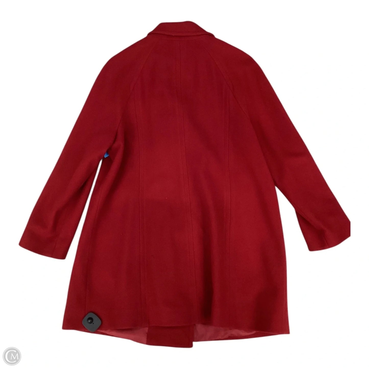 Coat Peacoat By Anne Klein In Red, Size: Xl