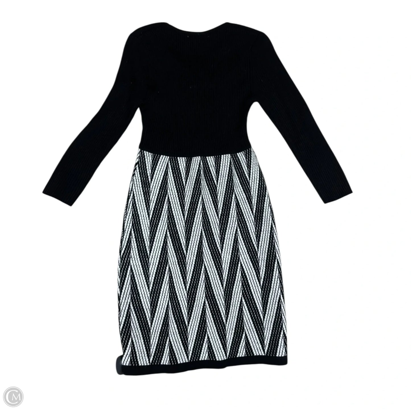 Dress Sweater By Studio 1 In Black, Size: S