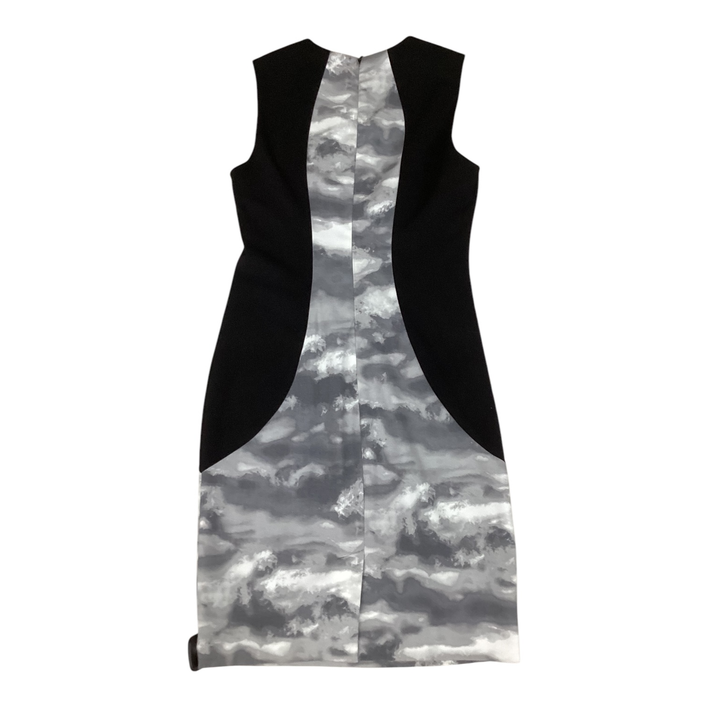 Dress Casual Short By Calvin Klein In Black & Grey, Size: S