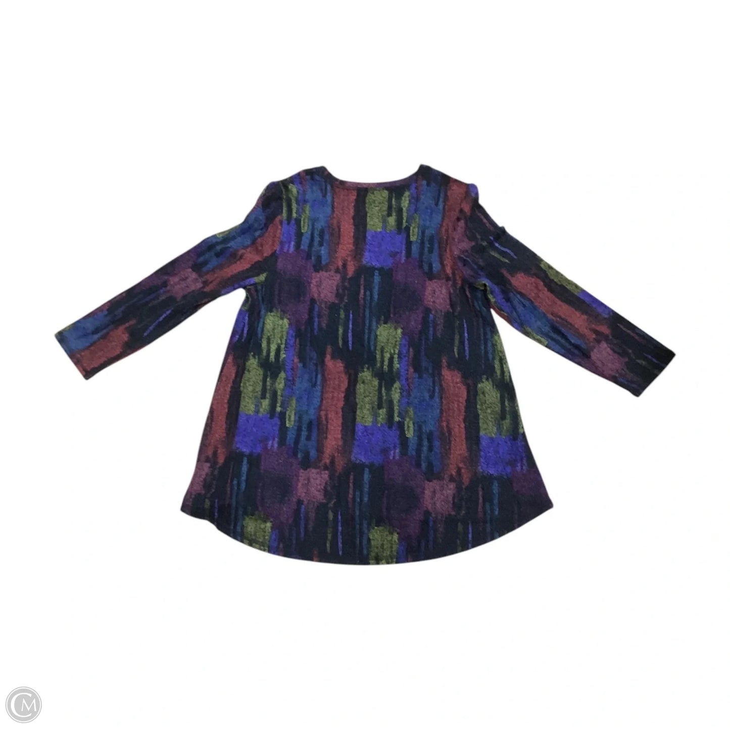 Top 3/4 Sleeve By Habitat In Multi-colored, Size: S