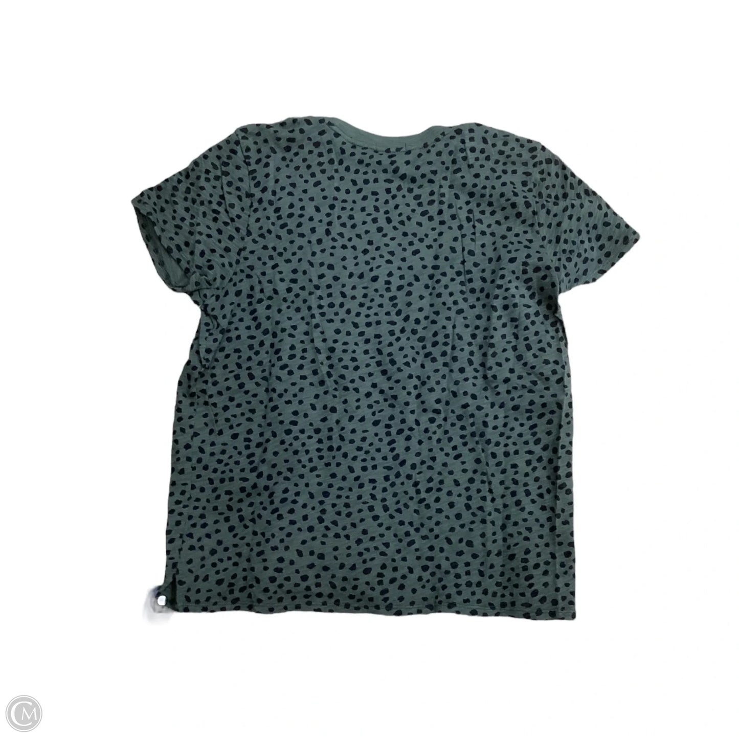 Top Short Sleeve By Atm In Green, Size: L