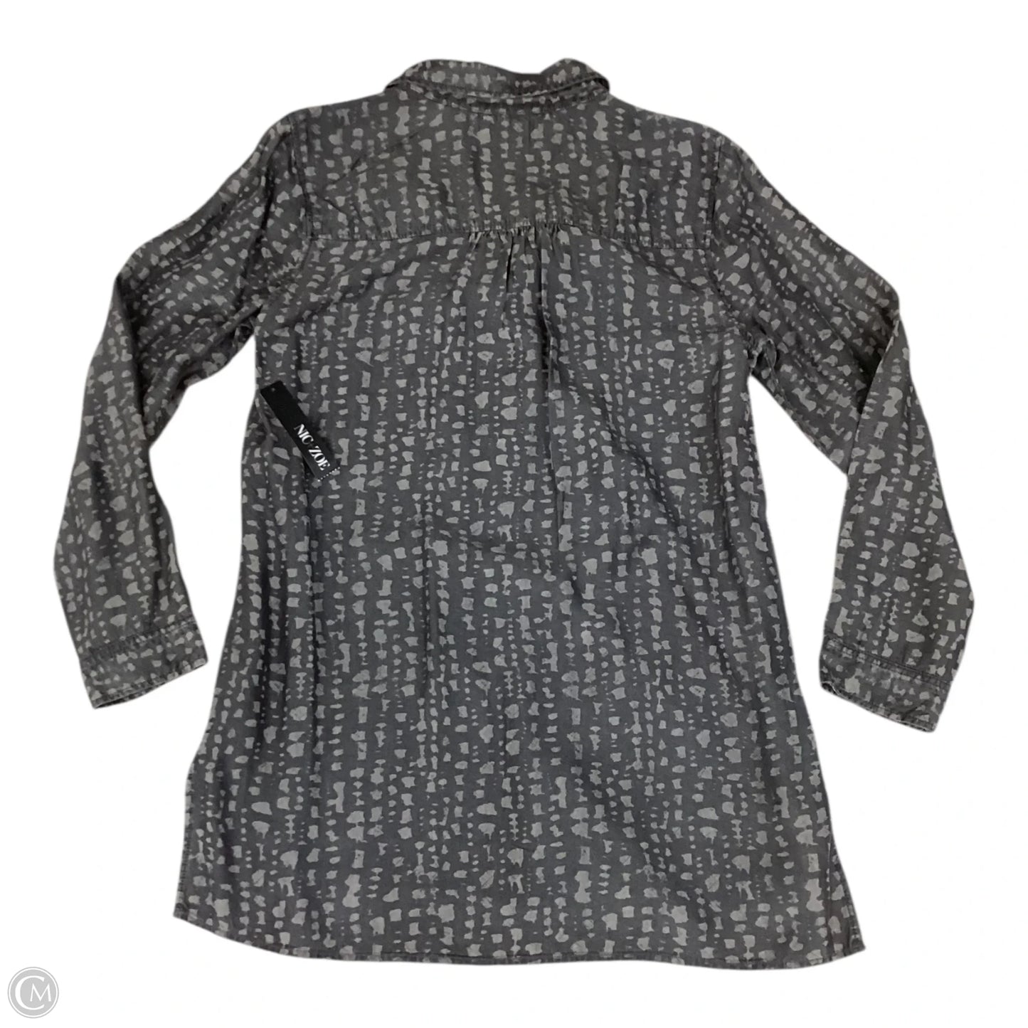 Top Long Sleeve By Nic + Zoe In Grey, Size: M