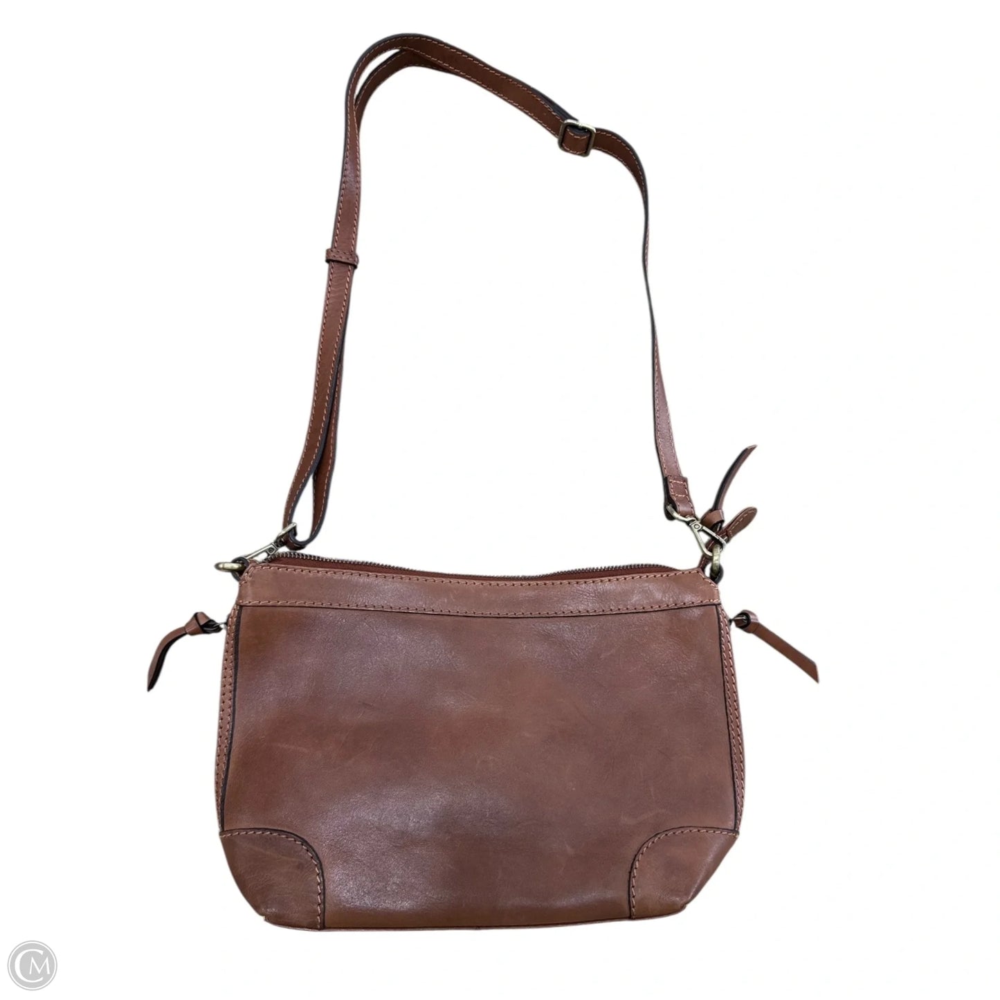 Crossbody Leather By Clothes Mentor, Size: Medium