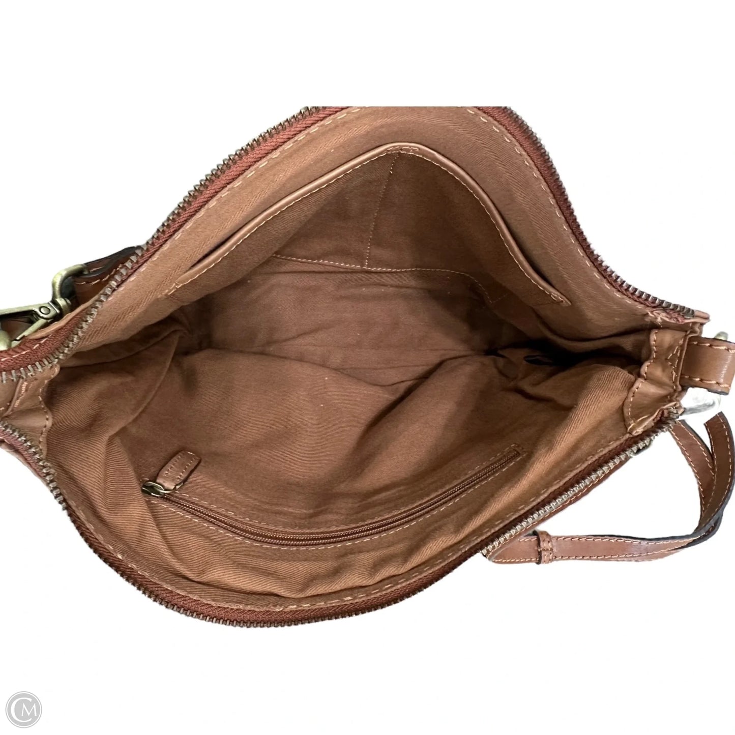 Crossbody Leather By Clothes Mentor, Size: Medium