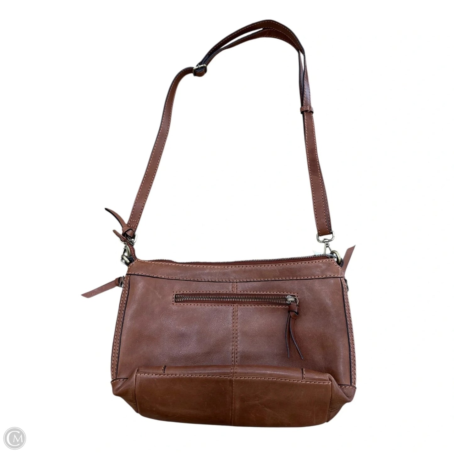 Crossbody Leather By Clothes Mentor, Size: Medium