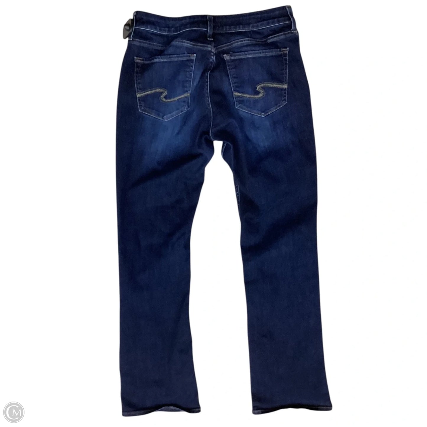Jeans Boot Cut By Silver In Blue Denim, Size: 12