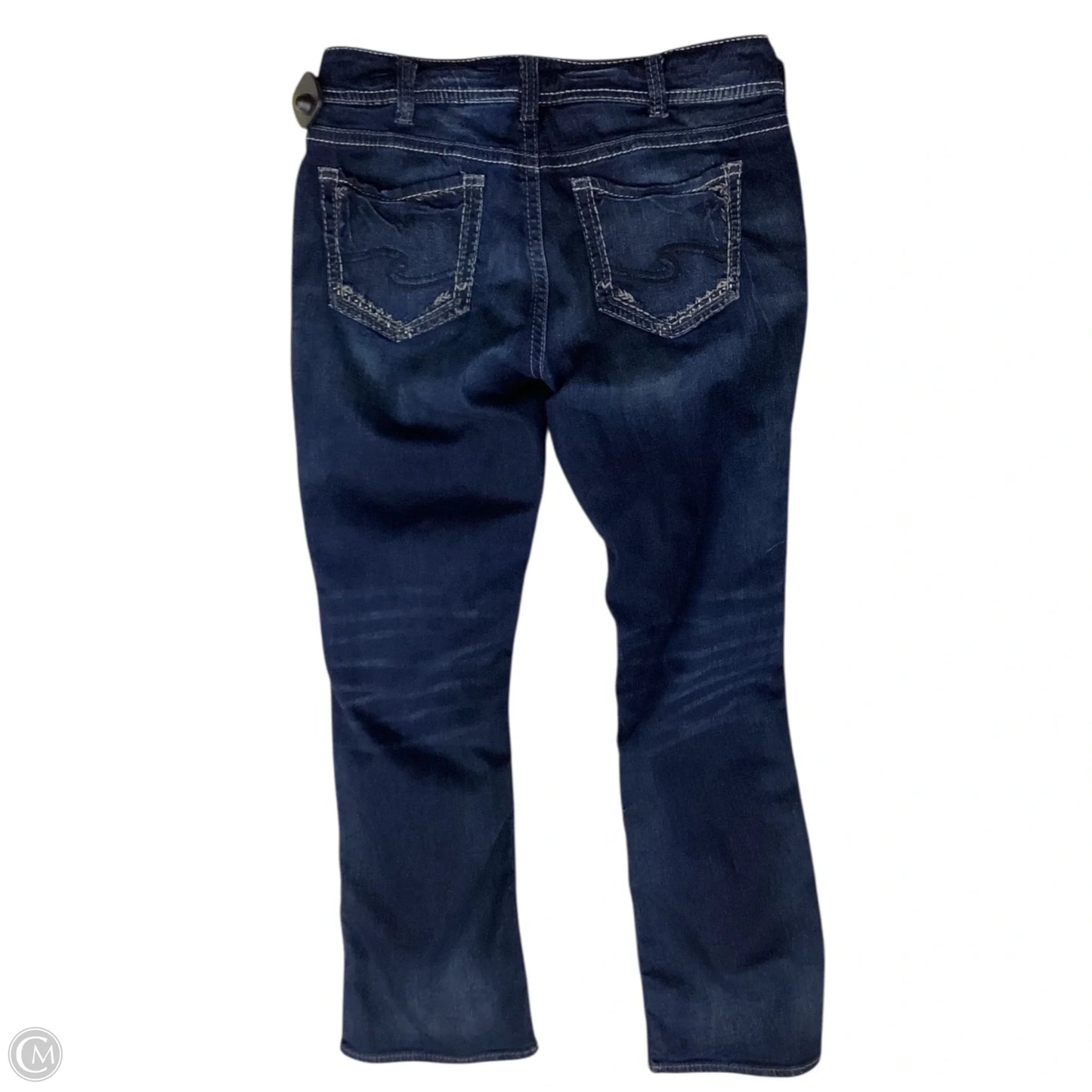 Jeans Boot Cut By Silver In Blue Denim, Size: 12