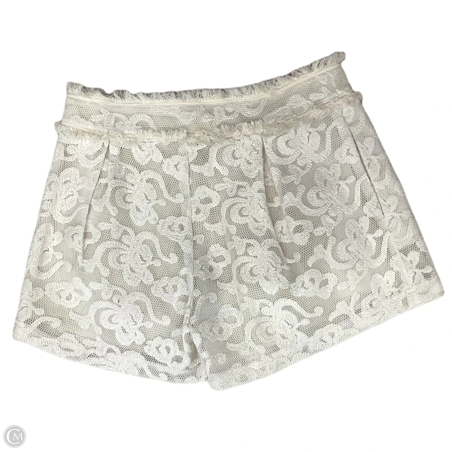 Shorts By Clothes Mentor In Cream, Size: 4