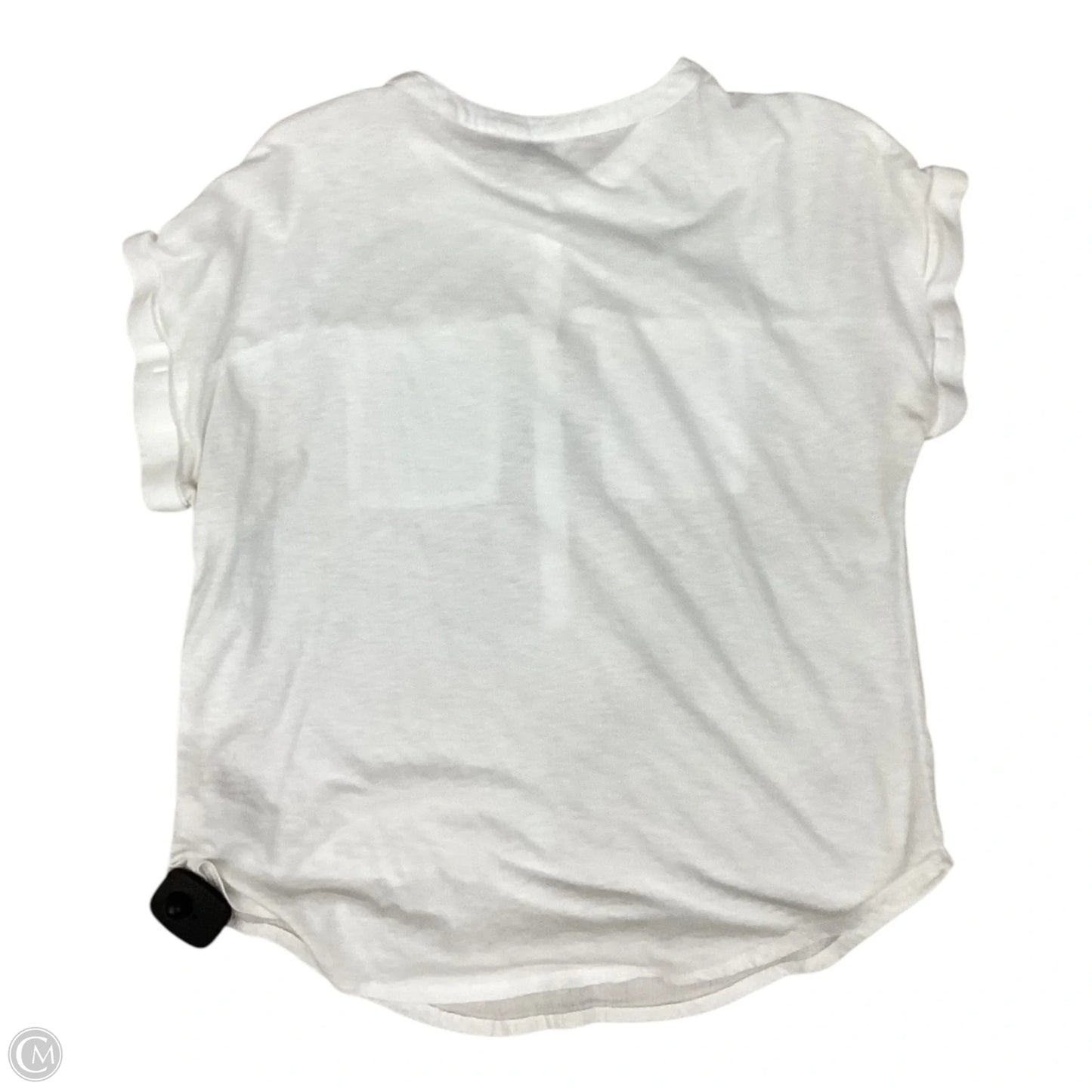 Top Short Sleeve By Lucky Brand In White, Size: S