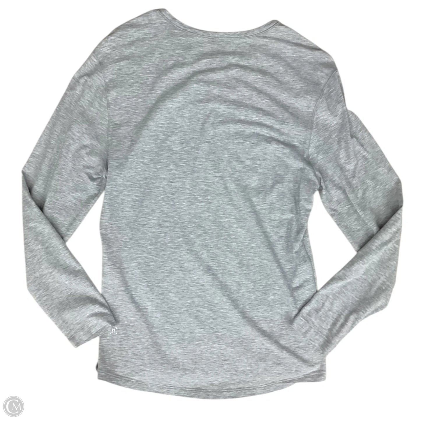 Top Long Sleeve By Lululemon In Grey, Size: M