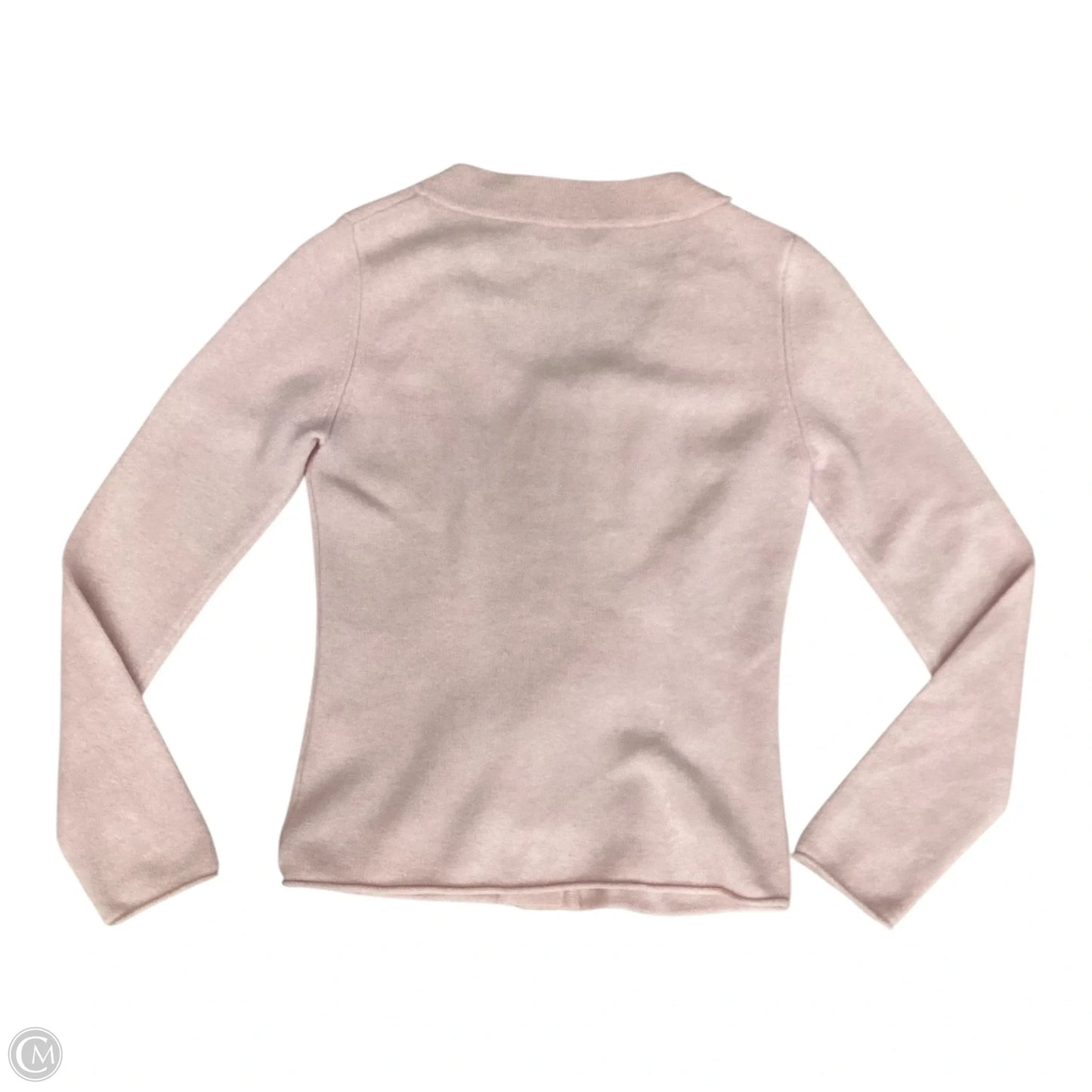 Sweater Cardigan Cashmere By Cmc In Pink, Size: M