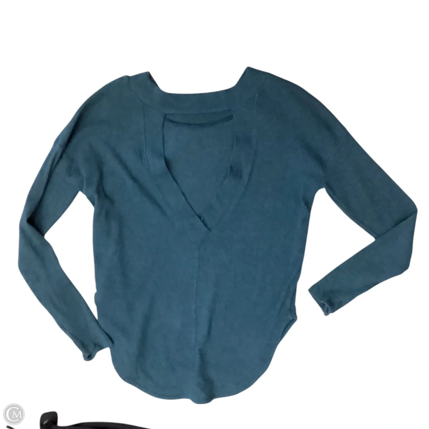 Top Long Sleeve By Athleta In Teal, Size: Xs