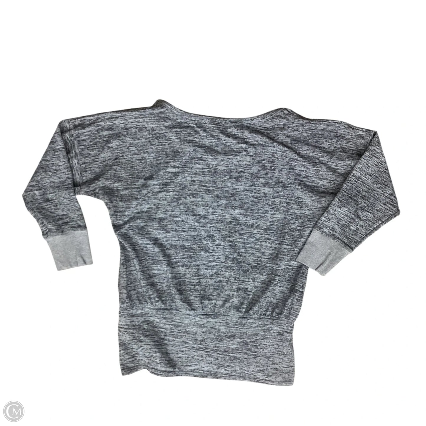 Athletic Top Long Sleeve Collar By Athleta In Grey, Size: M