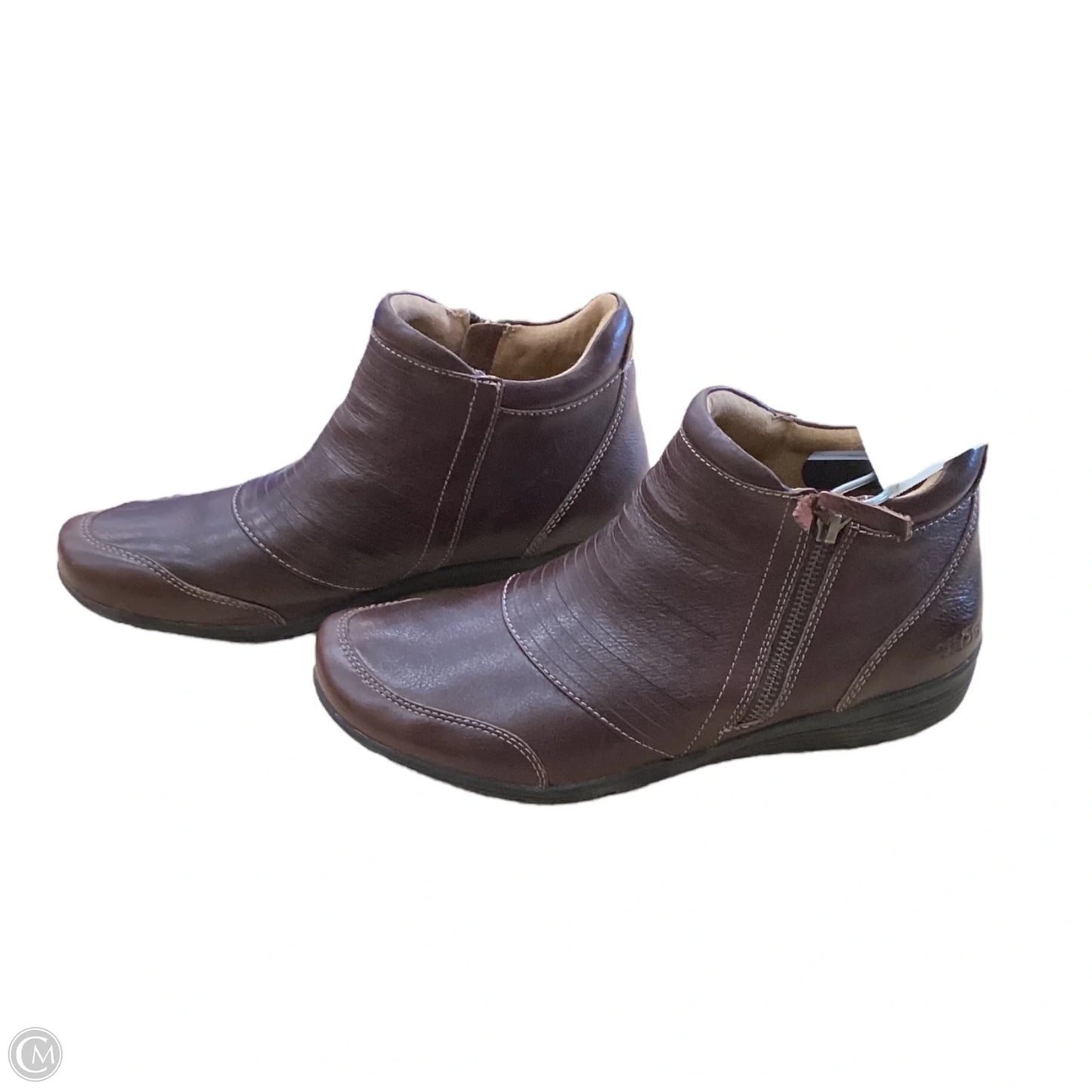 Boots Ankle Flats By Taos In Brown, Size: 11