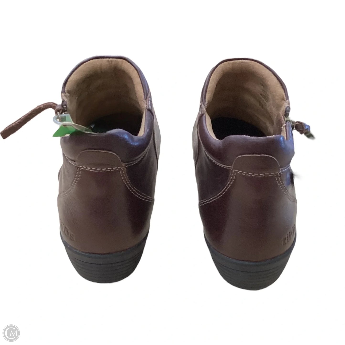 Boots Ankle Flats By Taos In Brown, Size: 11