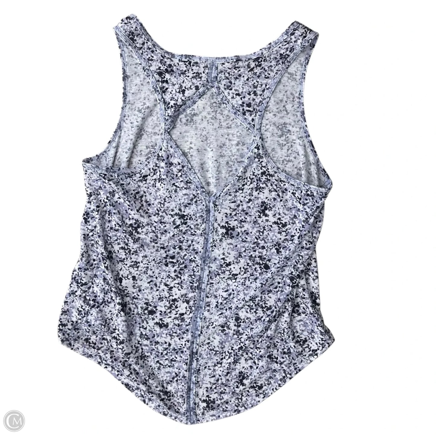 Athletic Tank Top By Athleta In Blue & White, Size: M