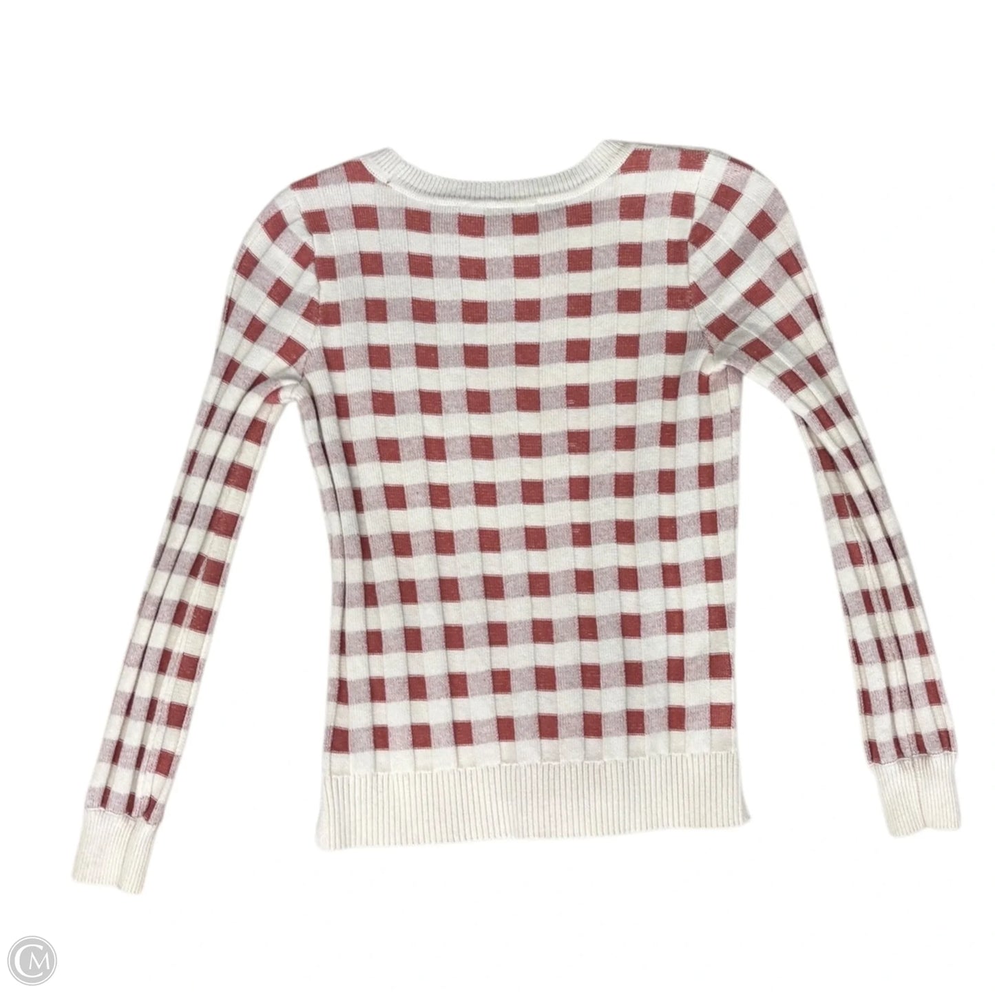 Sweater By Loft In Plaid Pattern, Size: Xxs
