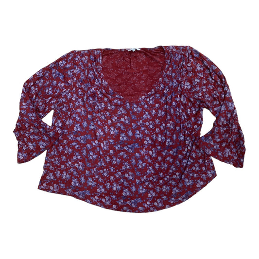 Top 3/4 Sleeve By Lucky Brand  Size: 2x