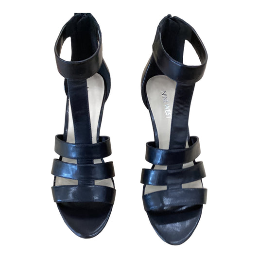 Sandals Heels Stiletto By Nine West  Size: 7.5