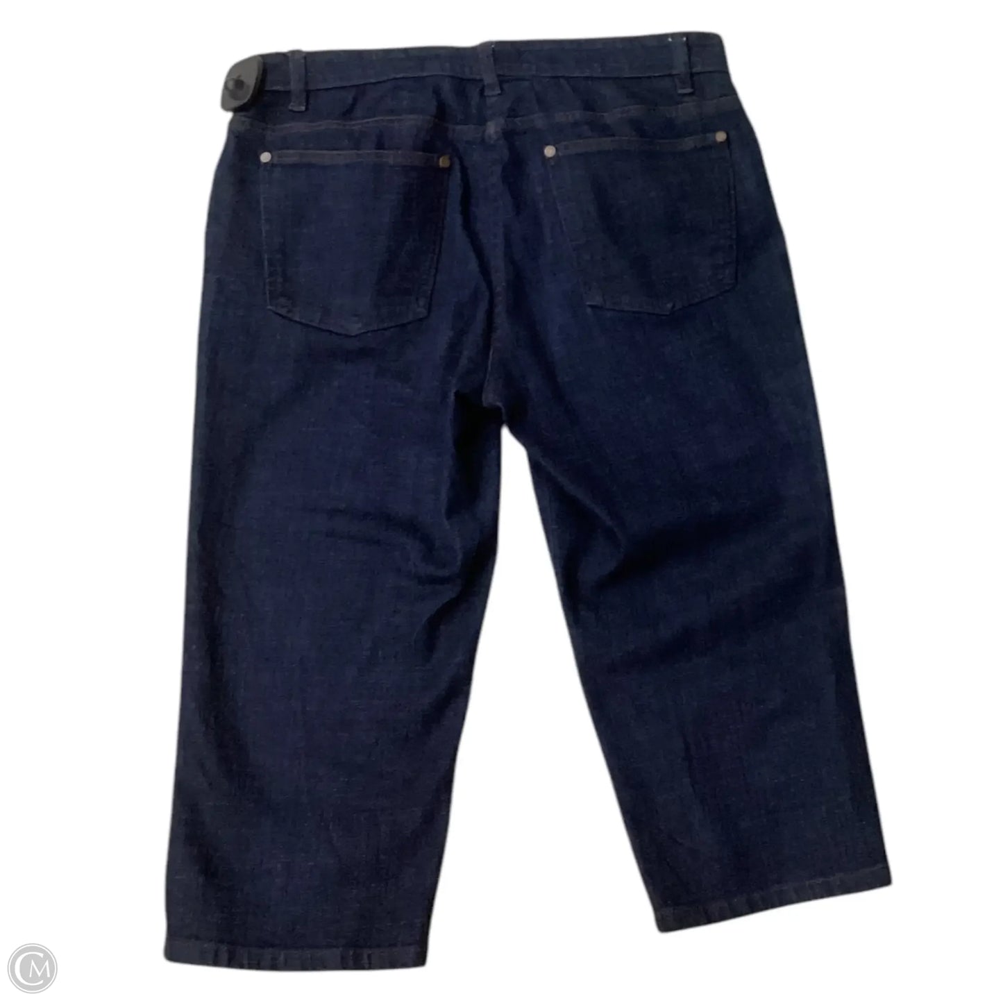 Capris By Eileen Fisher In Blue Denim, Size: 10