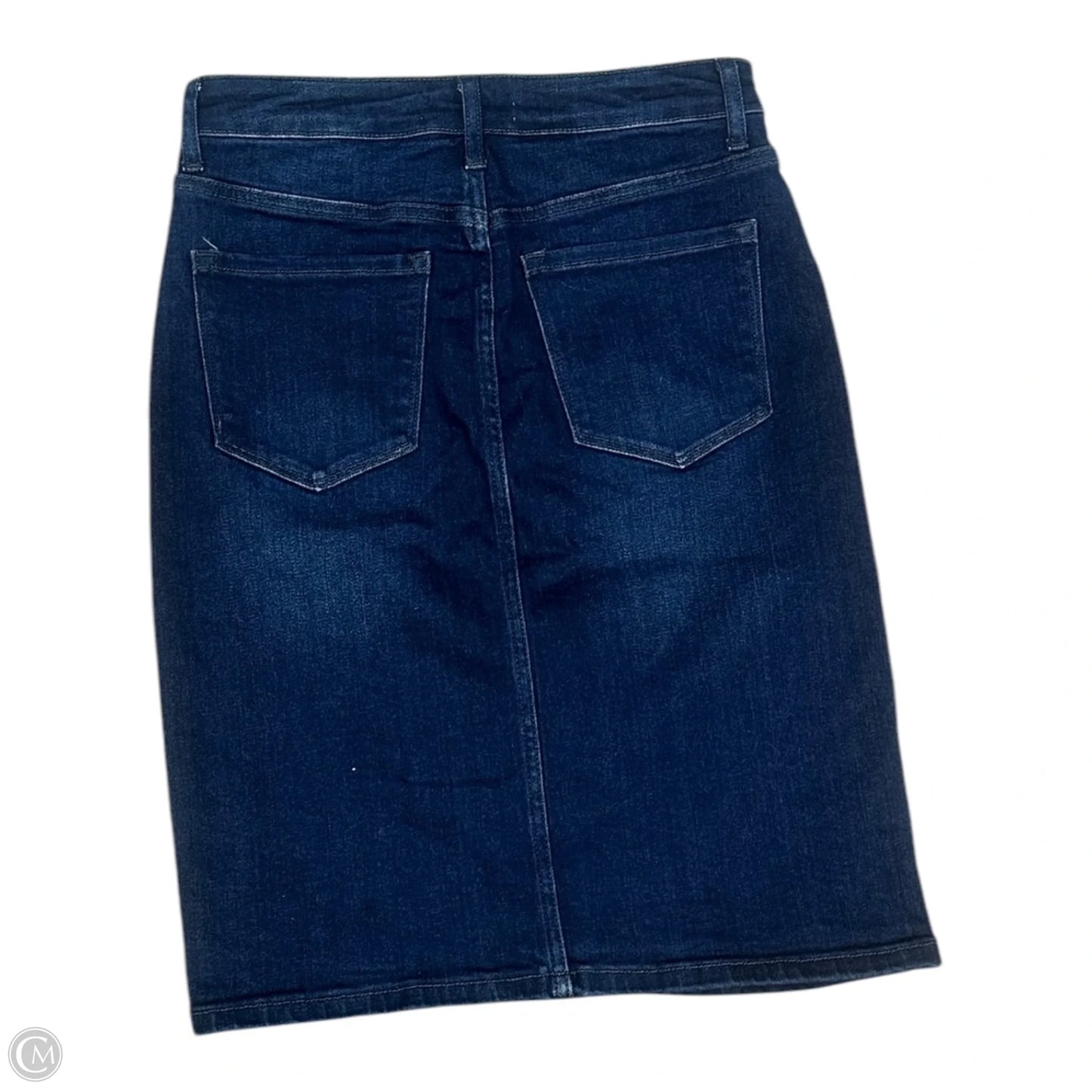 Skirt Midi By Vervet In Blue Denim, Size: 4