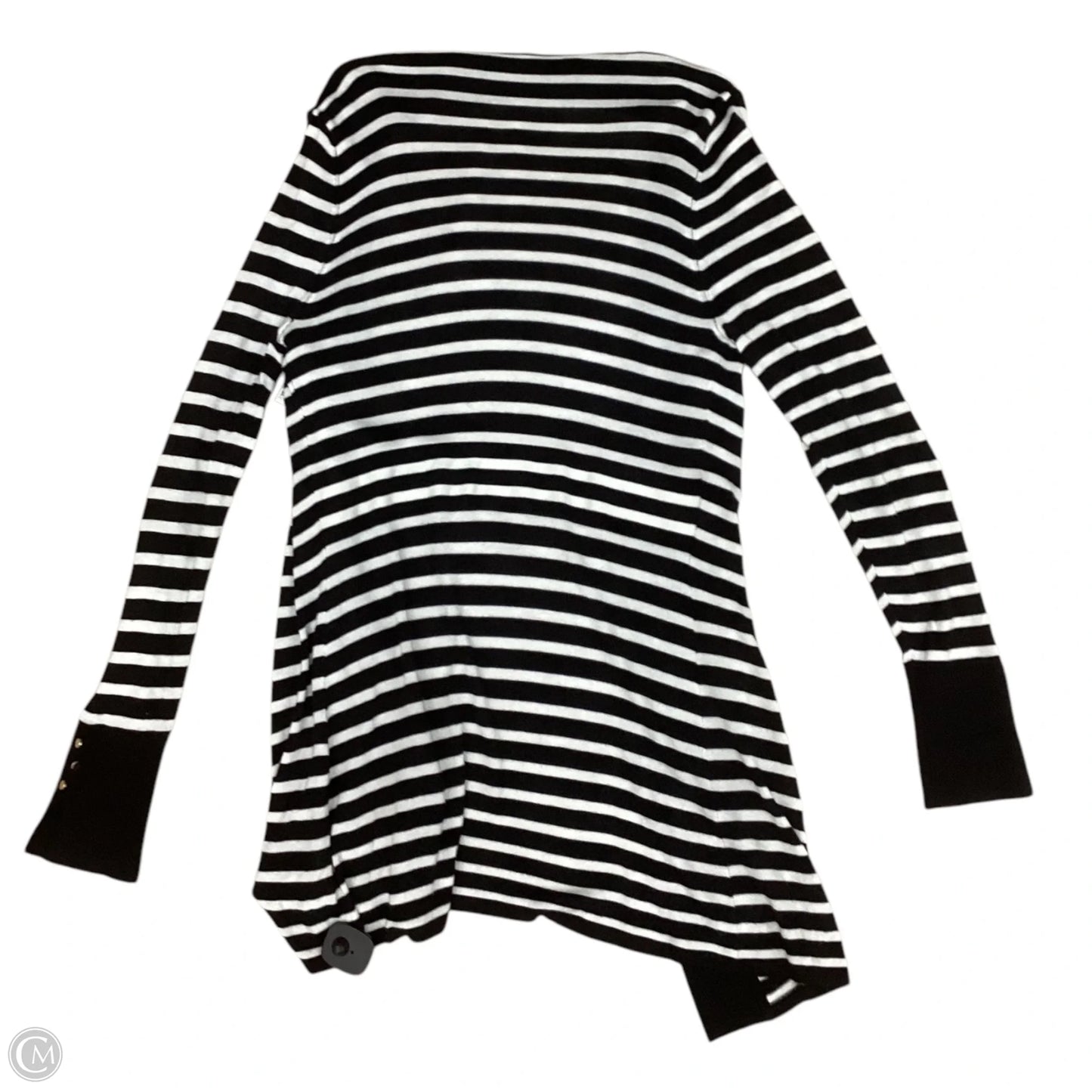 Sweater Cardigan By White House Black Market In Striped Pattern, Size: S