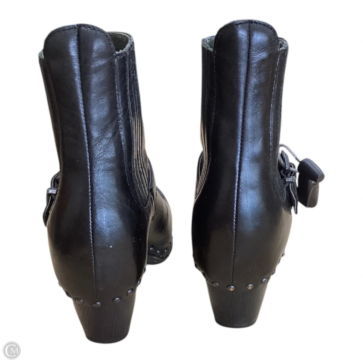 Boots Ankle Heels By Dansko In Black, Size: 8