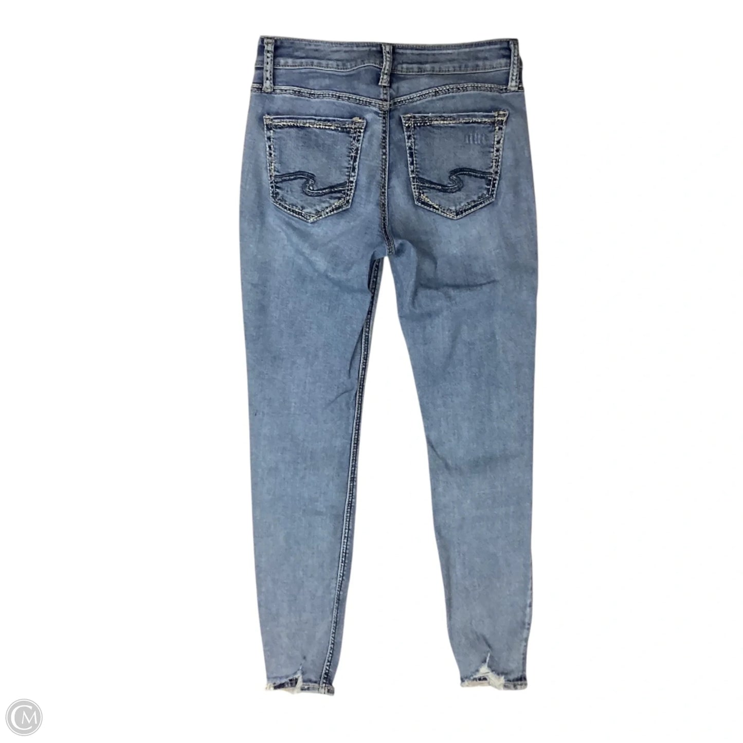 Jeans Straight By Silver In Blue, Size: 4