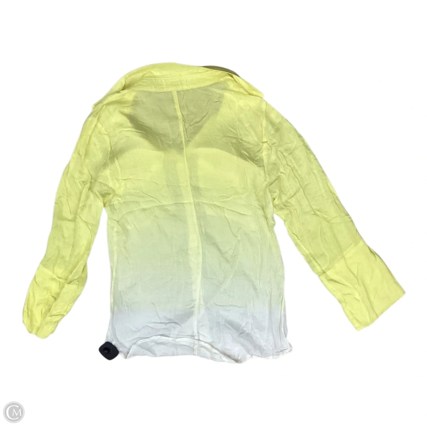 Top Long Sleeve By Bella Dahl In Yellow, Size: Xs