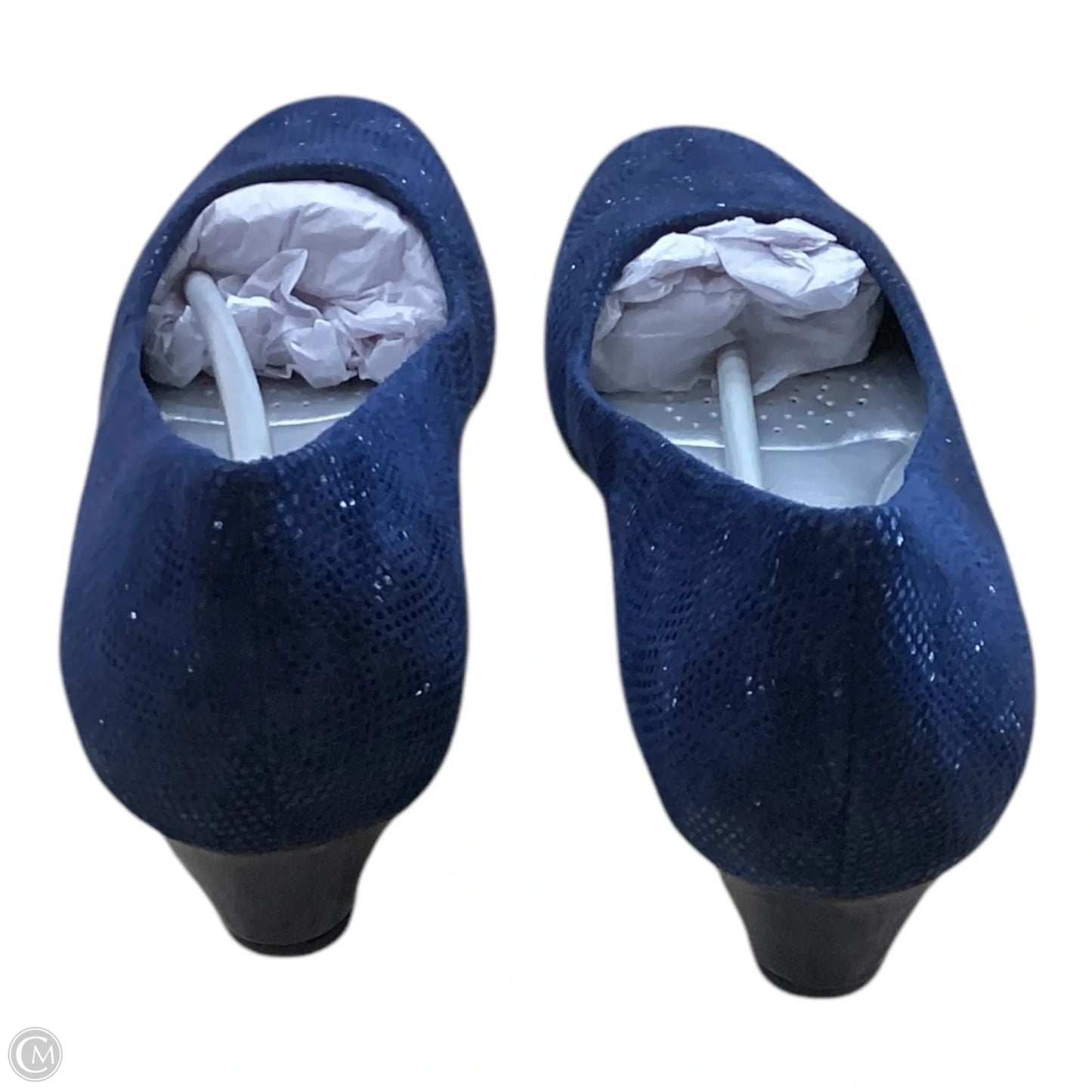 Shoes Heels Wedge By Clothes Mentor In Blue, Size: 10