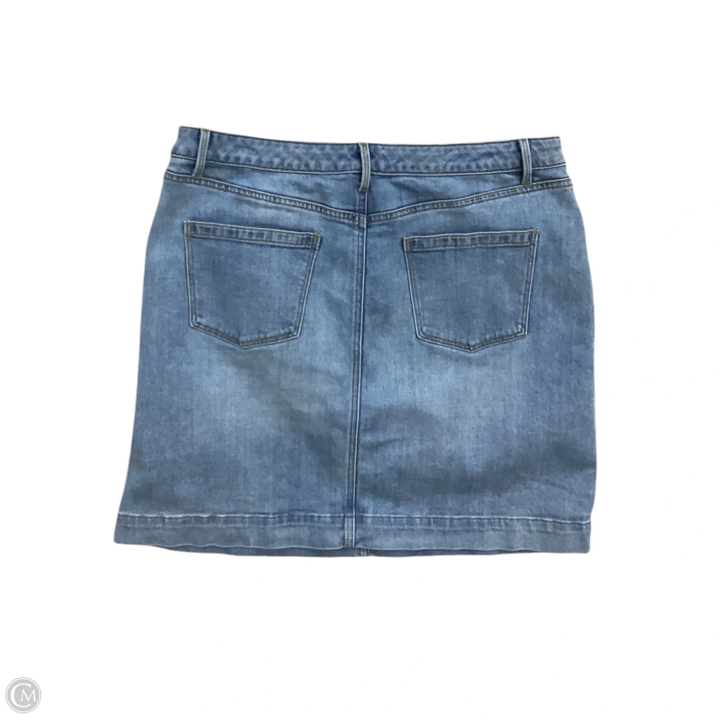 Skirt Mini & Short By Talbots In Blue Denim, Size: 12