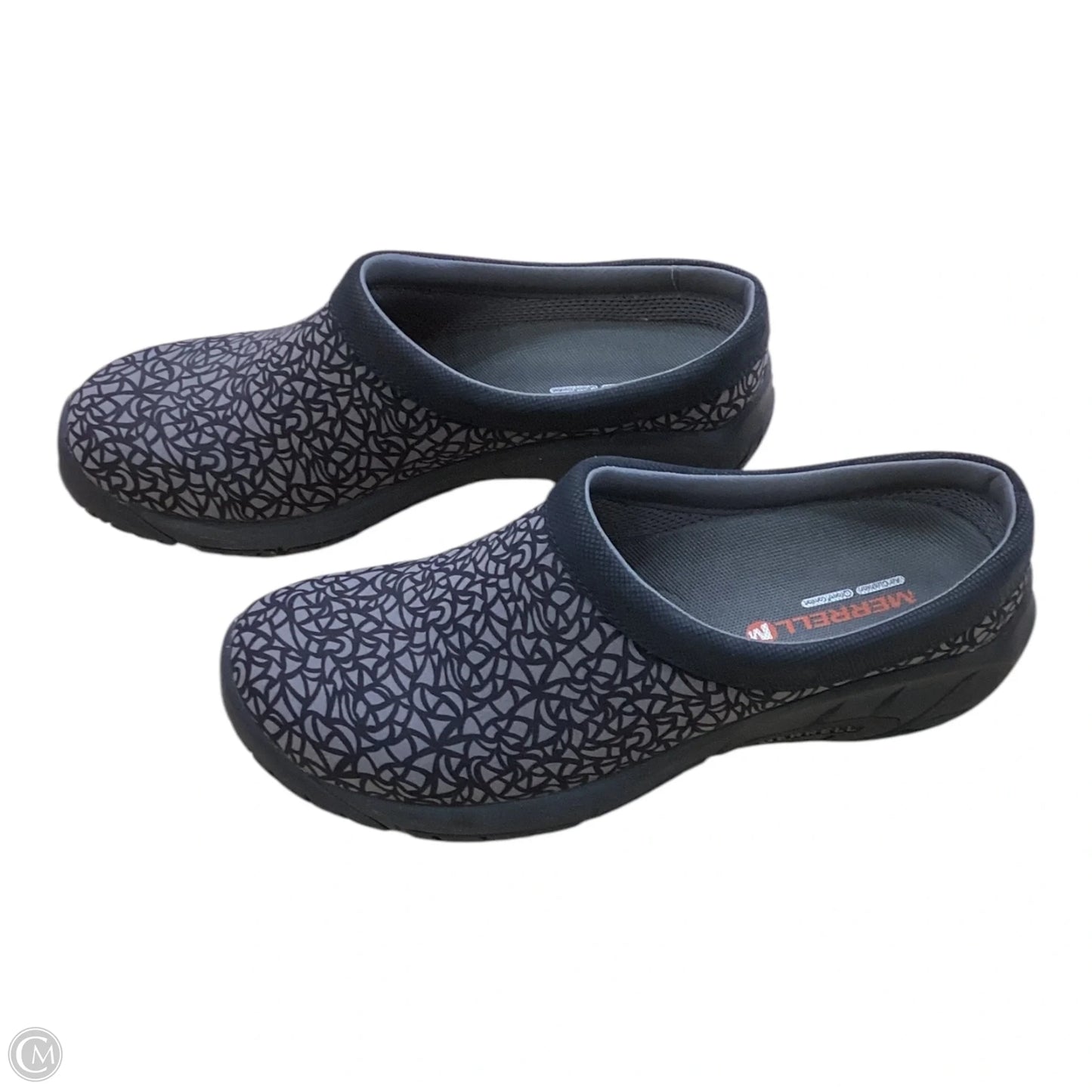 Shoes Flats By Merrell In Black & Grey, Size: 8.5