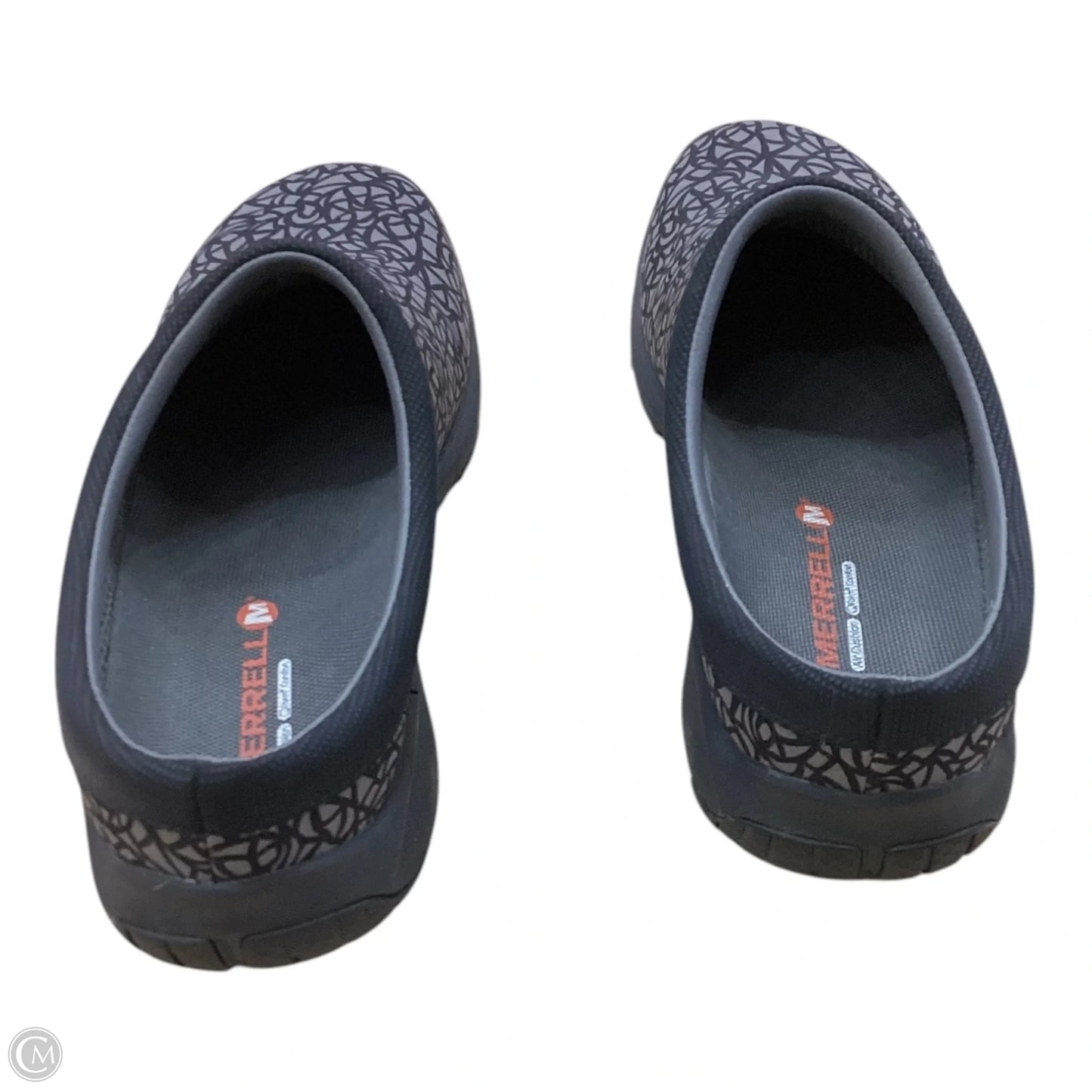 Shoes Flats By Merrell In Black & Grey, Size: 8.5