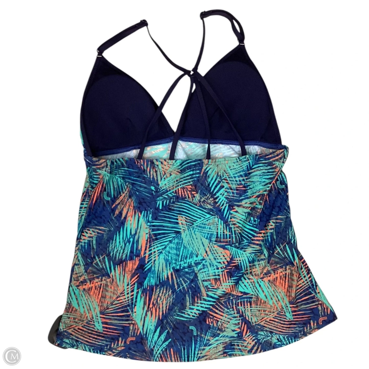 Swimsuit Top By Lole In Blue & Green, Size: M