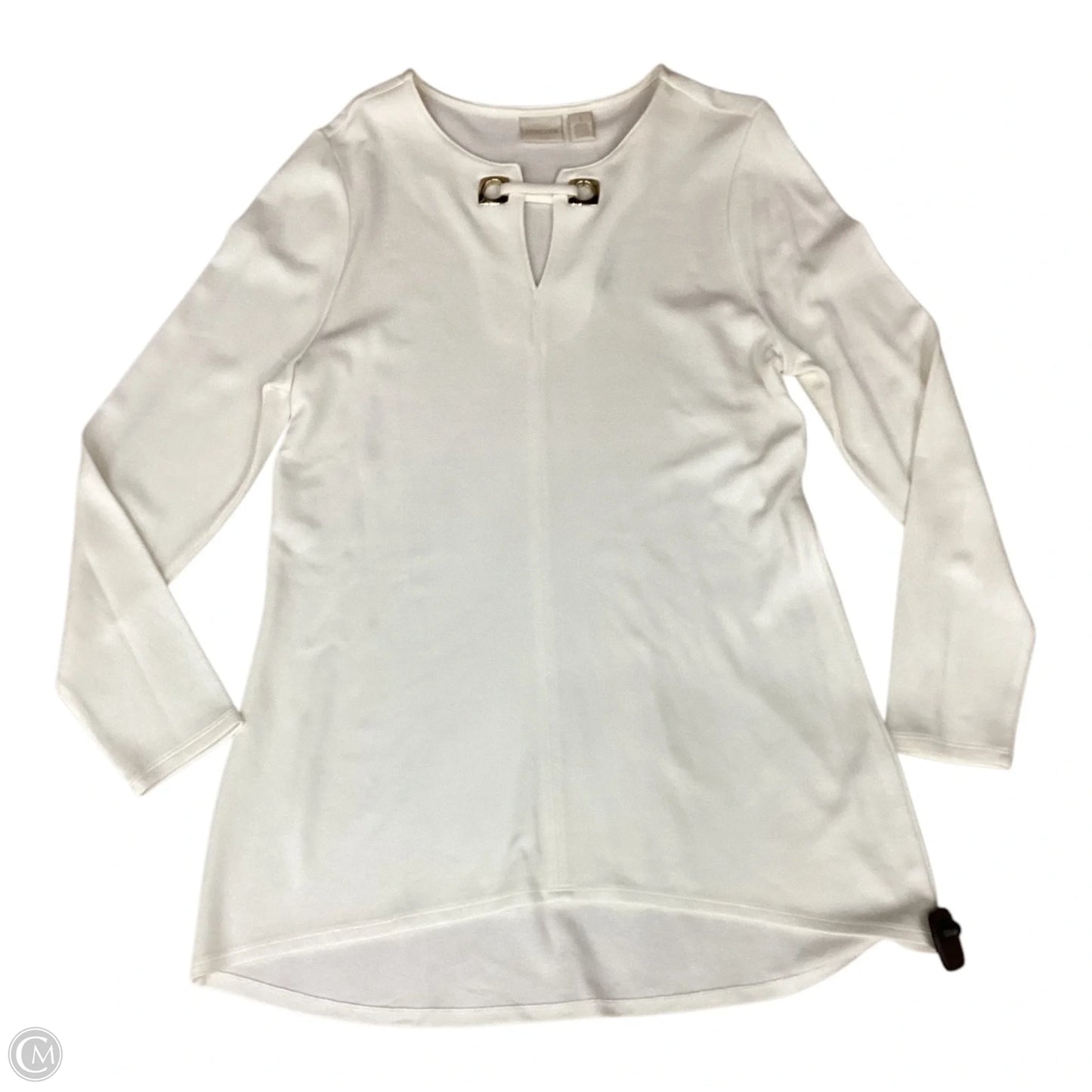 Tunic Long Sleeve By Chicos In Cream