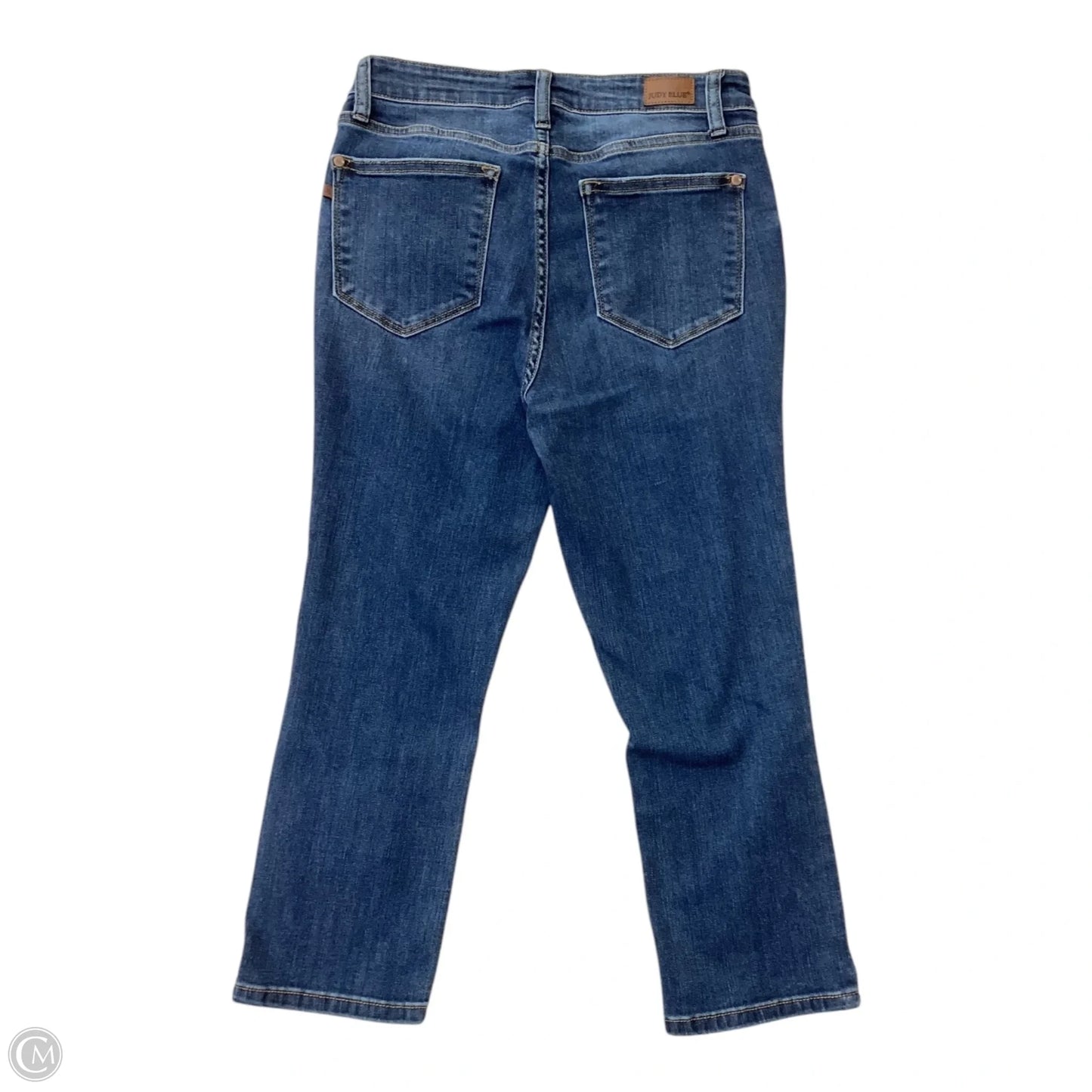 Jeans Cropped By Judy Blue In Blue Denim, Size: 6