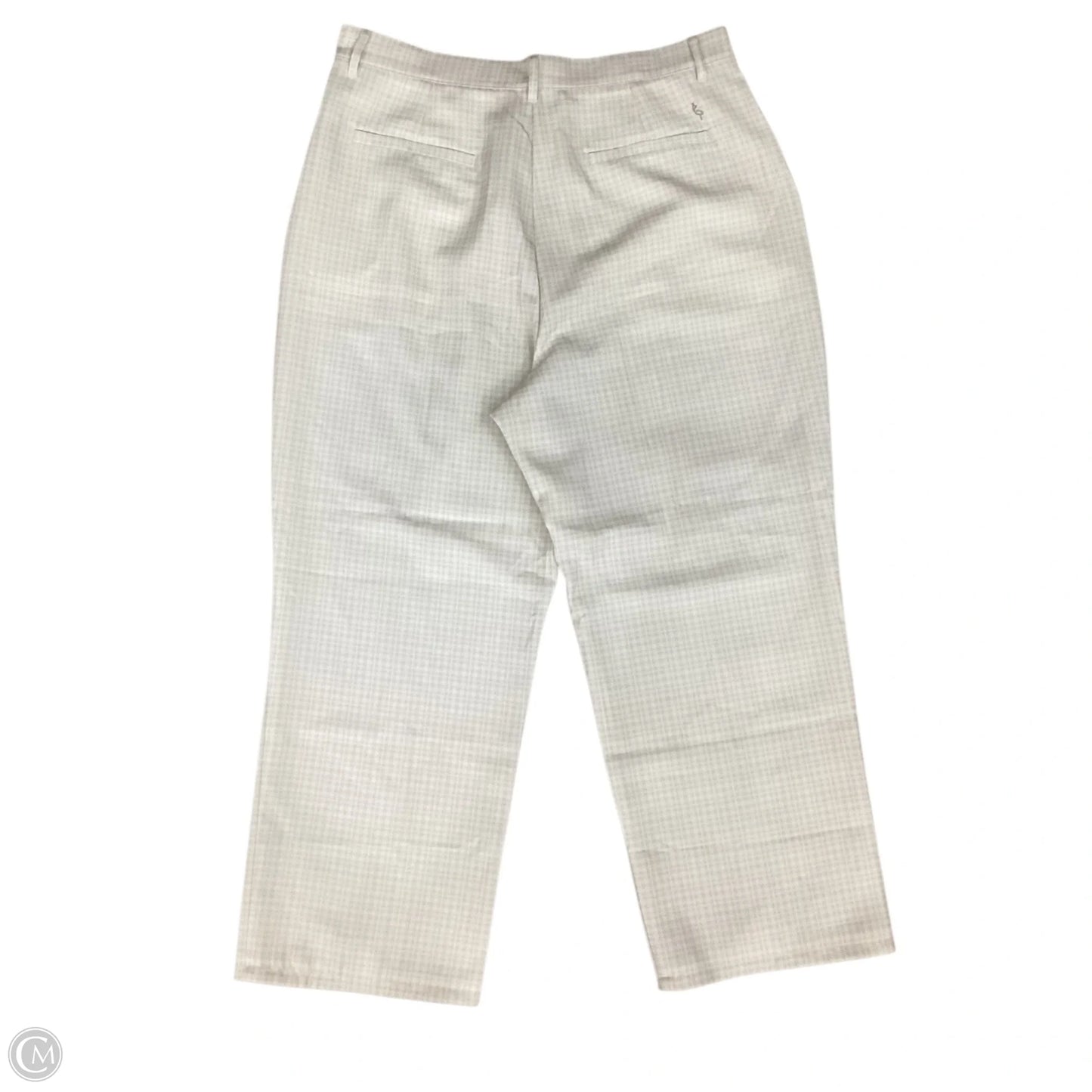 Athletic Pants By Clothes Mentor In Tan & White, Size: Xl