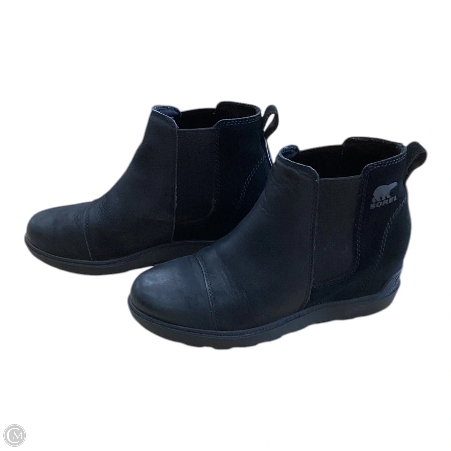 Boots Ankle Heels By Sorel In Black, Size: 7