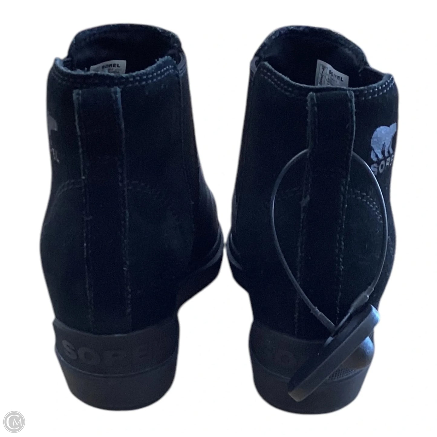 Boots Ankle Heels By Sorel In Black, Size: 7