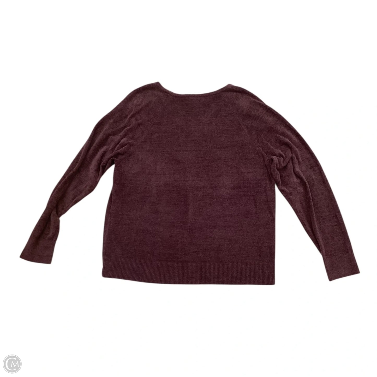 Top Long Sleeve By Barefoot Dreams In Purple, Size: Xl